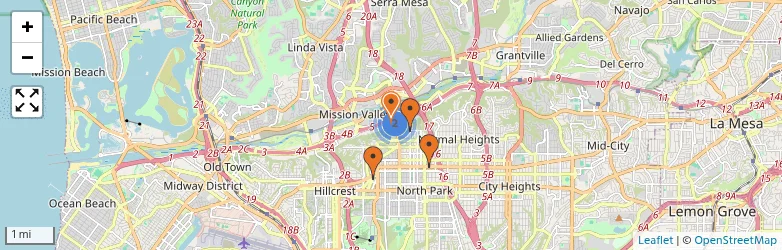 Related schools map