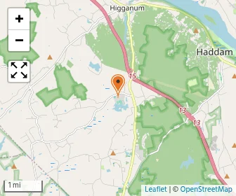 Map of Oak Hill School At Haddam-killingworth High School