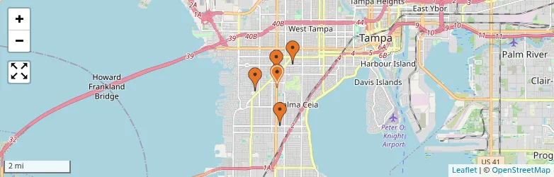 Related schools map