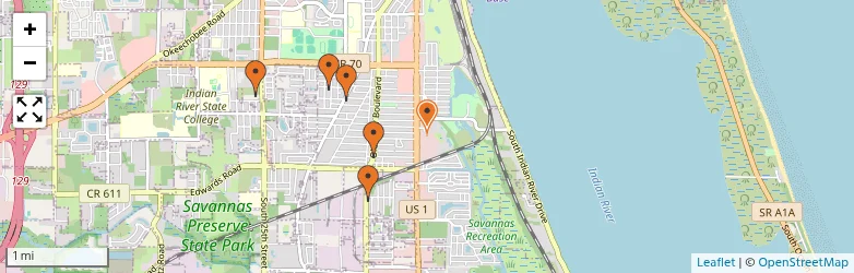 Related schools map