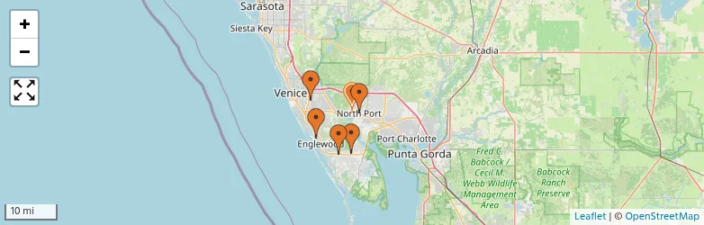 Related schools map