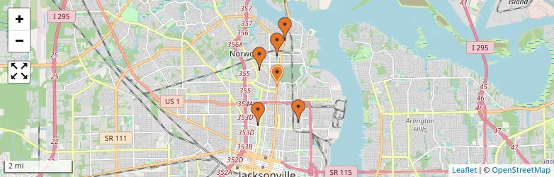 Related schools map