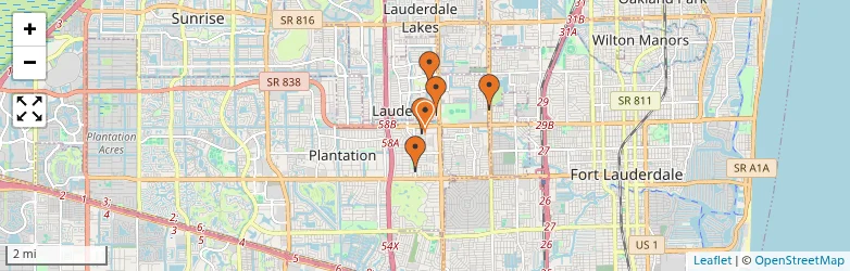 Related schools map