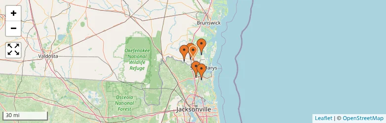 Related schools map