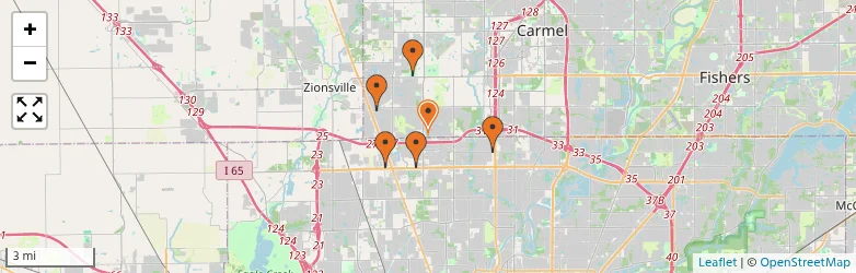 Related schools map
