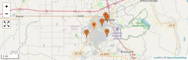 Related schools map