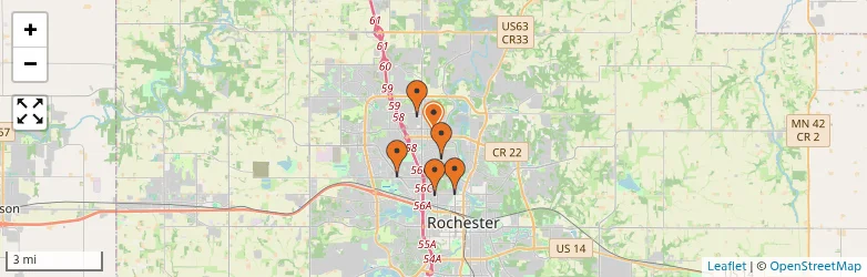 Related schools map