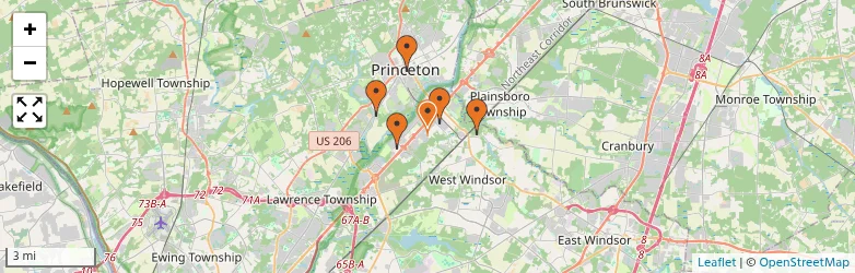 Related schools map