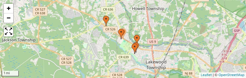 Related schools map