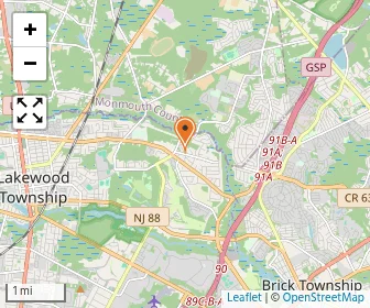 Map of Yeshiva Yaaros Devash
