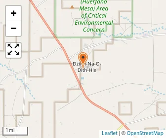 Map of Dzilth-na-o-dith-hle Community Grant School