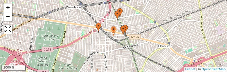 Related schools map