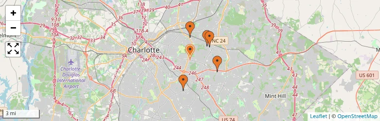 Related schools map