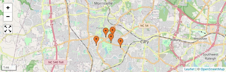Related schools map