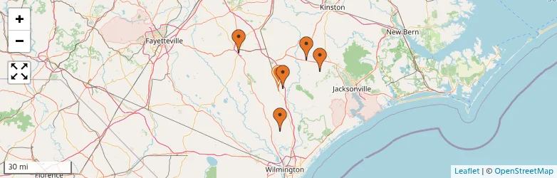 Related schools map