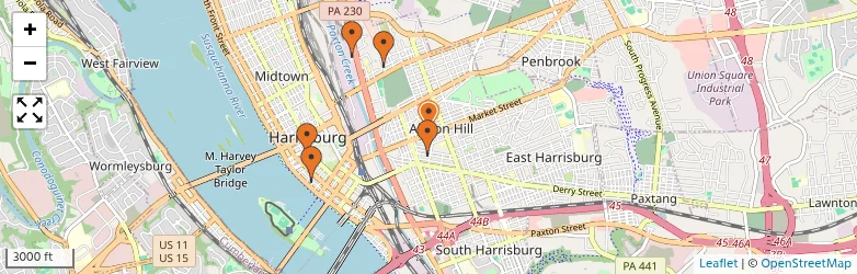 Related schools map