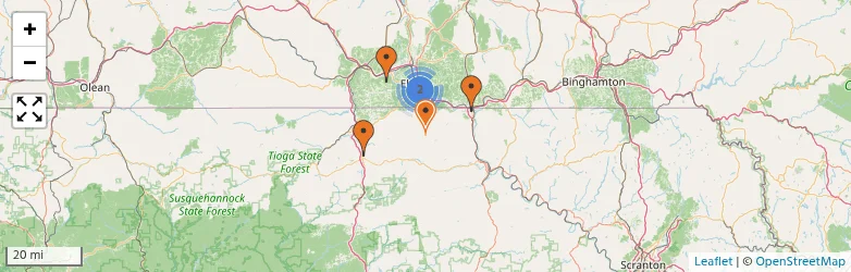 Related schools map