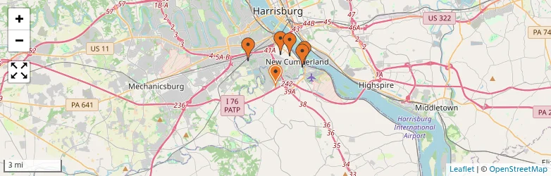Related schools map