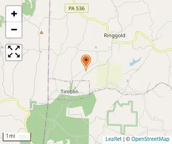 Map of Rocky Ridge Amish School