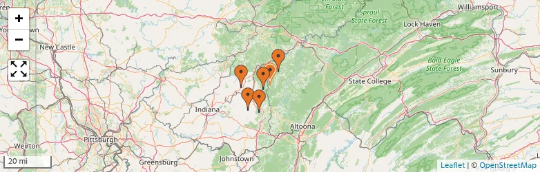 Related schools map