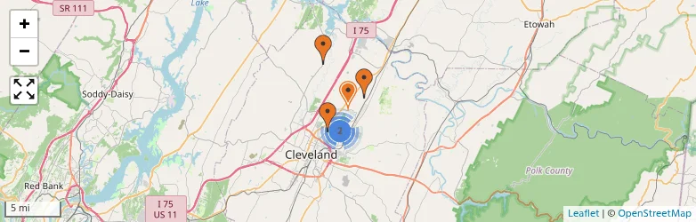 Related schools map