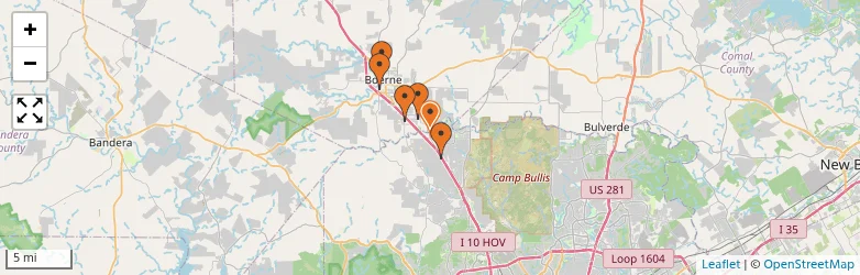 Related schools map