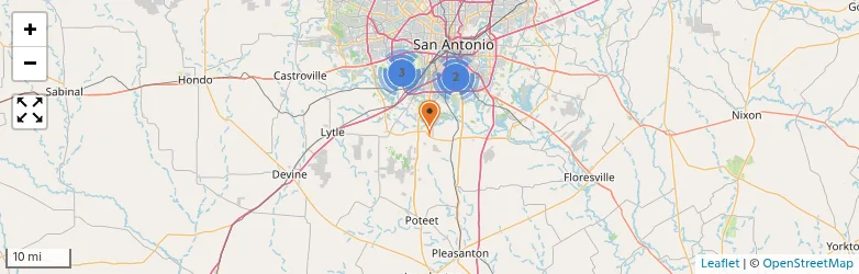 Related schools map