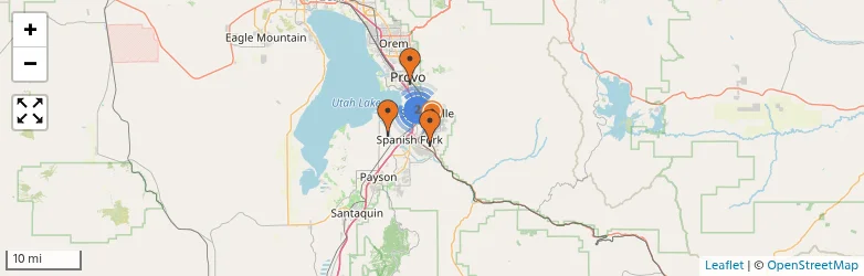 Related schools map