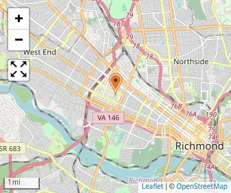 Map of Cristo Rey Richmond High School