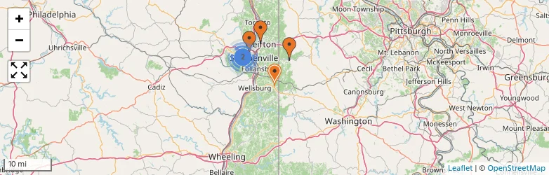 Related schools map