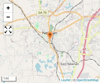 Map of Newnan Presbyterian School
