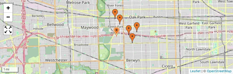 Related schools map