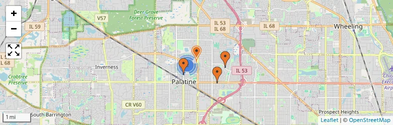 Related schools map