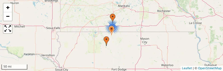 Related schools map