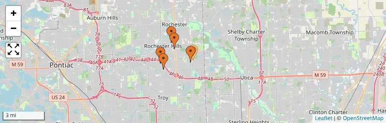 Related schools map