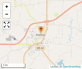 Map of Jefferson Davis Outreach Ministy