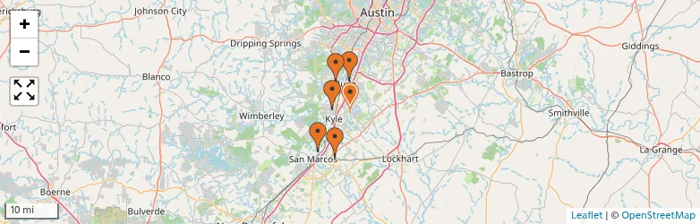 Related schools map