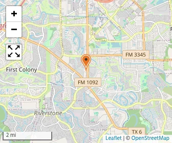 Map of Kiddie Academy Of Missouri City Texas