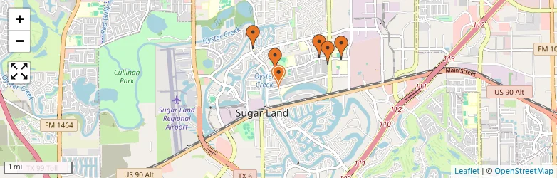 Related schools map