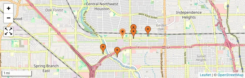 Related schools map