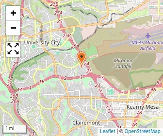 Map of Fusion San Diego