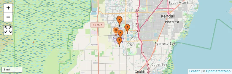 Related schools map