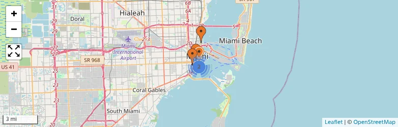 Related schools map