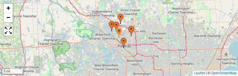 Related schools map