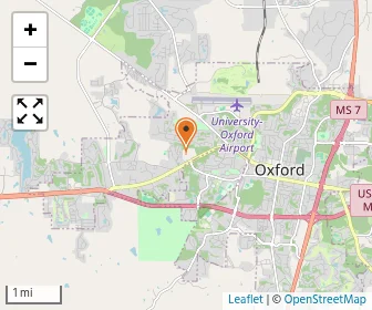 Map of University Of Mississippi High School