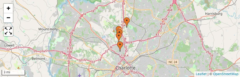 Related schools map
