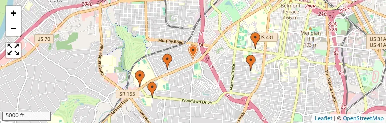 Related schools map
