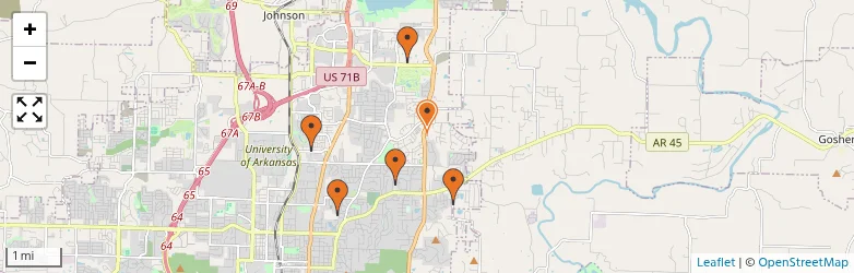 Related schools map