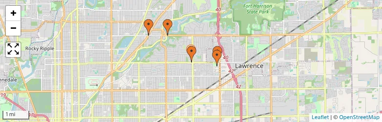 Related schools map