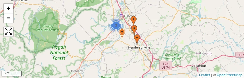 Related schools map